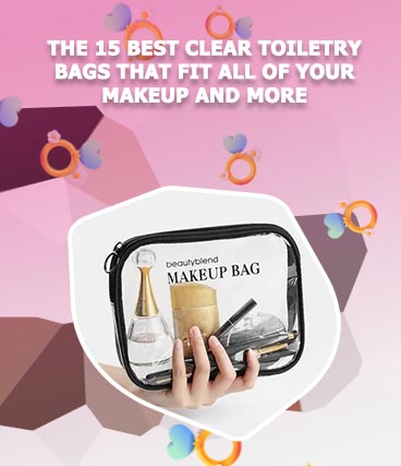 Clear makeup bag