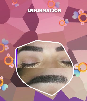 Microblading eyebrows for grey hair