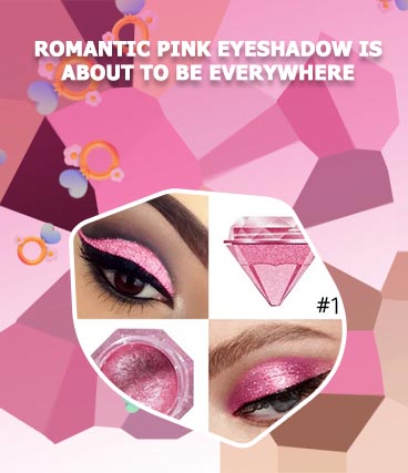 Pink eyeshadow