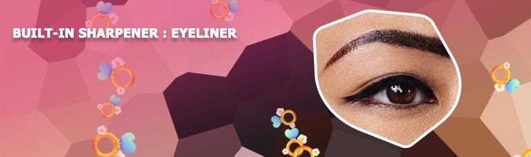 Self sharpening eyeliner